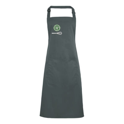 Personalised Grey Bib Apron CH-PR154-P Thumbnail