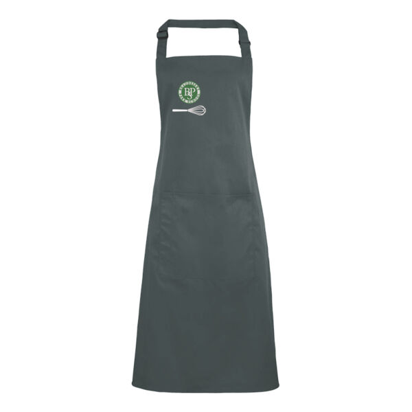 Personalised Grey Bib Apron CH-PR154-P Thumbnail