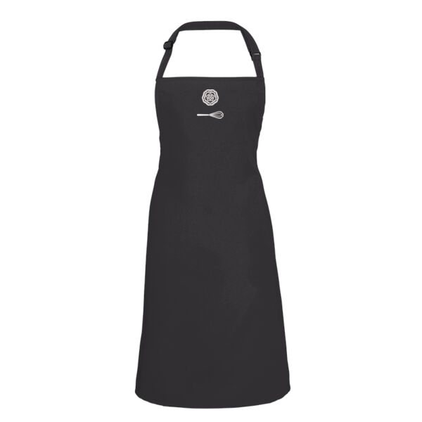 Personalised Black Bib Apron CH-PR150-P  Thumbnail