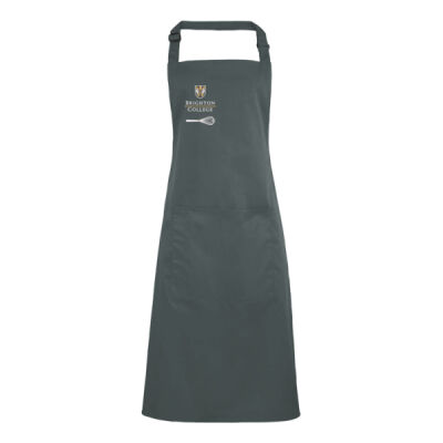 Personalised Grey Bib Apron CH-PR154-P Thumbnail