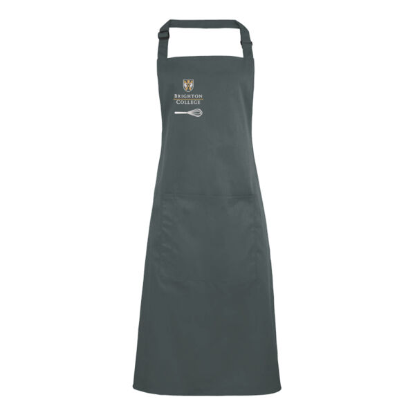 Personalised Grey Bib Apron CH-PR154-P Thumbnail