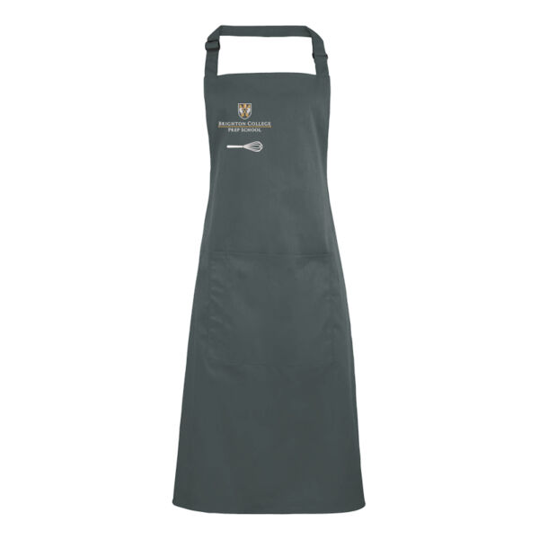 Personalised Grey Bib Apron CH-PR154-P Thumbnail