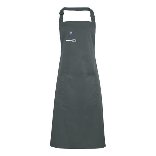 Personalised Grey Bib Apron CH-PR154-P Thumbnail
