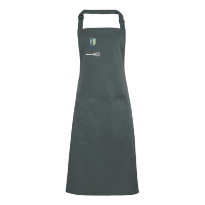Personalised Grey Bib Apron CH-PR154-P Thumbnail
