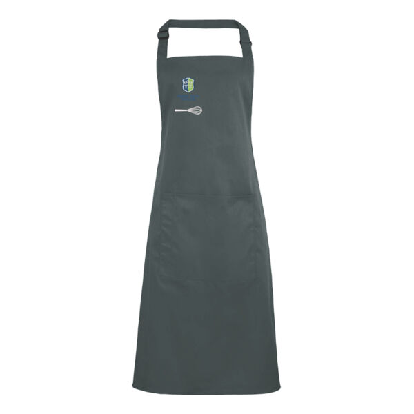 Personalised Grey Bib Apron CH-PR154-P Thumbnail