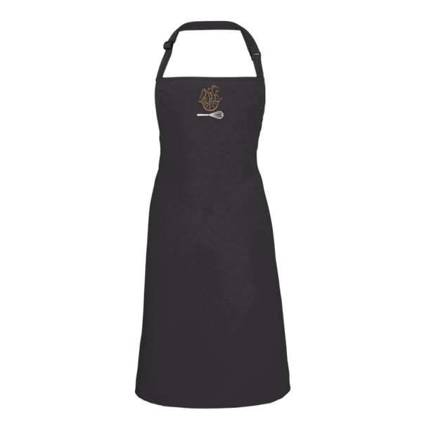 Personalised Black Bib Apron CH-PR150-P Thumbnail
