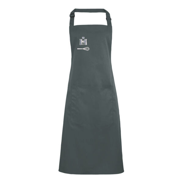 Personalised Grey Bib Apron CH-PR154-P Thumbnail