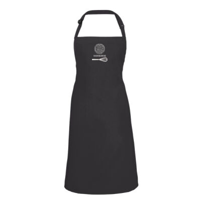 Personalised Black Bib Apron CH-PR150-P Thumbnail