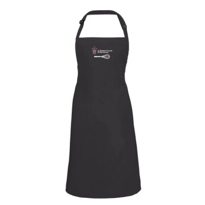 Personalised Black Bib Apron CH-PR150-P Thumbnail