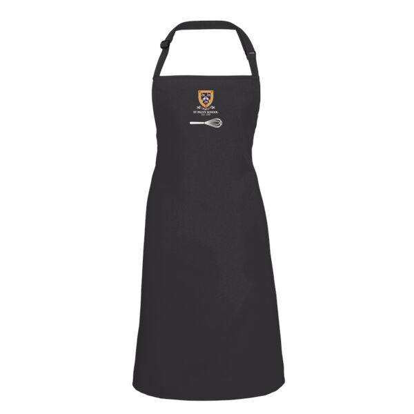 Personalised Black Bib Apron CH-PR150-P Thumbnail