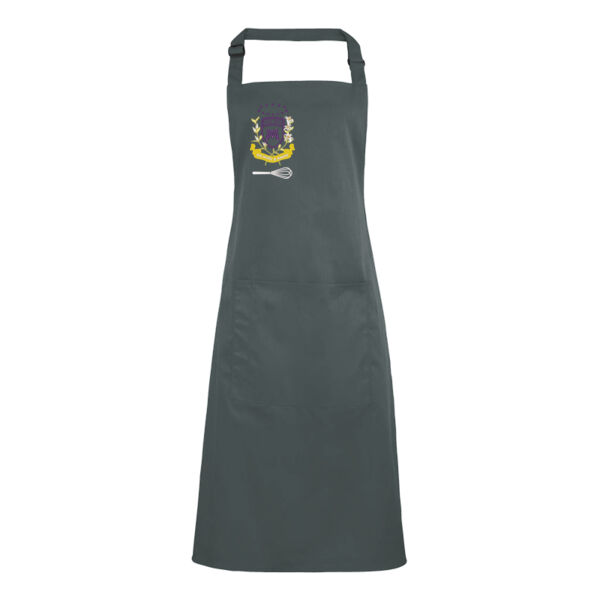 Personalised Grey Bib Apron CH-PR154-P Thumbnail