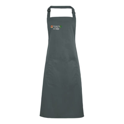 Personalised Grey Bib Apron CH-PR154-P Thumbnail