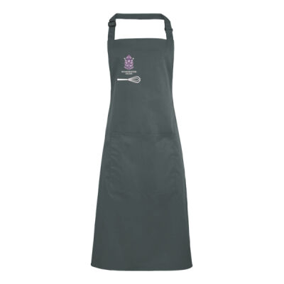 Personalised Grey Bib Apron CH-PR154-P Thumbnail