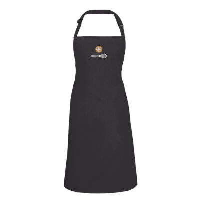 Personalised Black Bib Apron CH-PR150-P Thumbnail