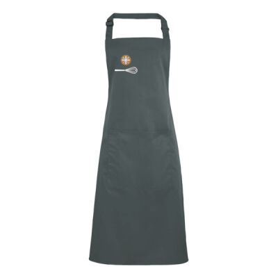 Personalised Grey Bib Apron CH-PR154-P Thumbnail
