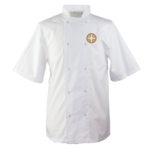 Personalised Short Sleeve Chef Jacket CH-KYLCH02-P Thumbnail