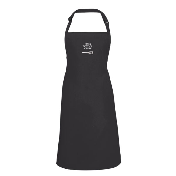 Personalised Black Bib Apron CH-PR150-P Thumbnail