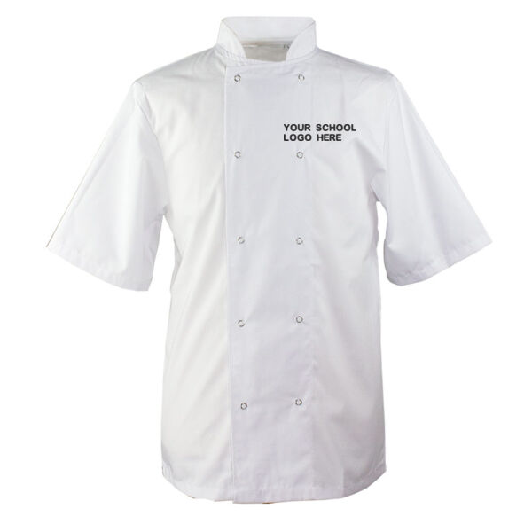 Personalised Short Sleeve Chef Jacket CH-KYLCH02-P  Thumbnail