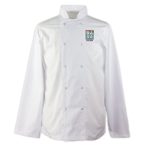 Personalised Long Sleeve Chefs Jacket CH-KYLCH01-P 4 Thumbnail